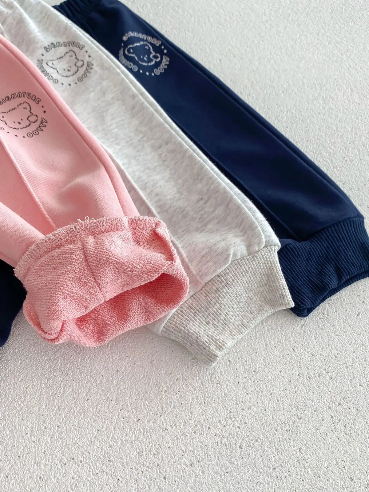 Spring New Baby Clothing Set, Korean Style Cute Bear Two-Piece Outfit for Kids, Long Sleeve Top & Pants Set