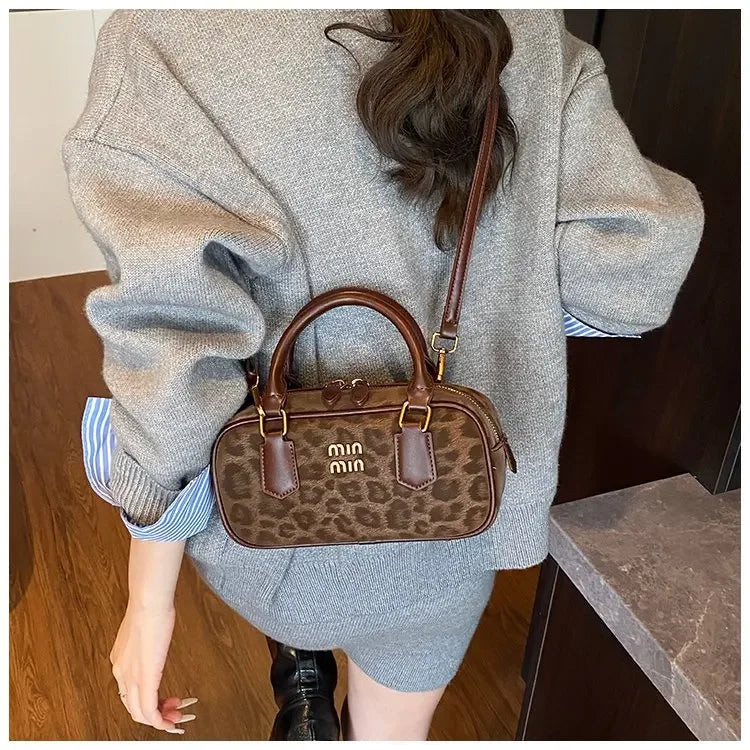 Original Square Leather Satchel Handbag Women Designer Tote Shoulder Crossbody Purse Luxury Diaper Bag
