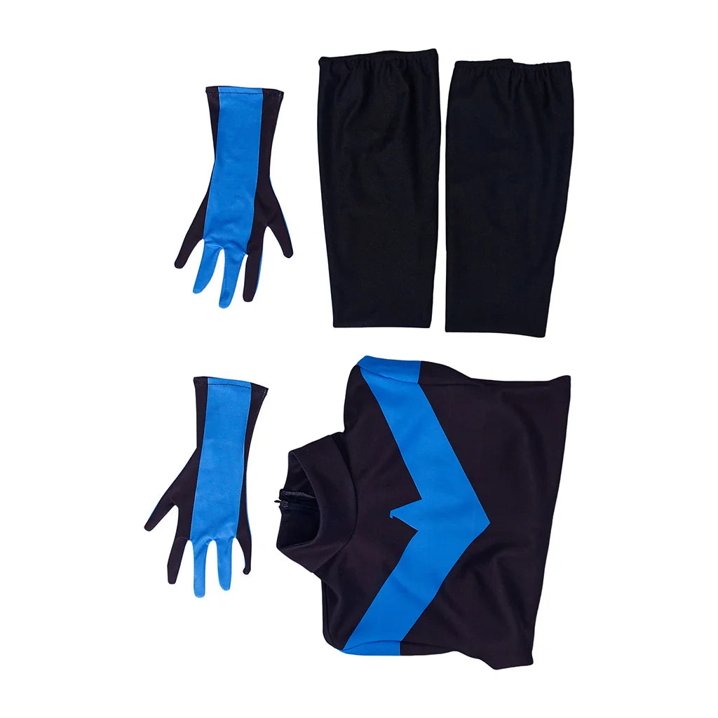 Halloween Female Wing Cosplay Costume Sexy Jumpsuit With Gloves Stockings Full Set Adult Superhero Suit
