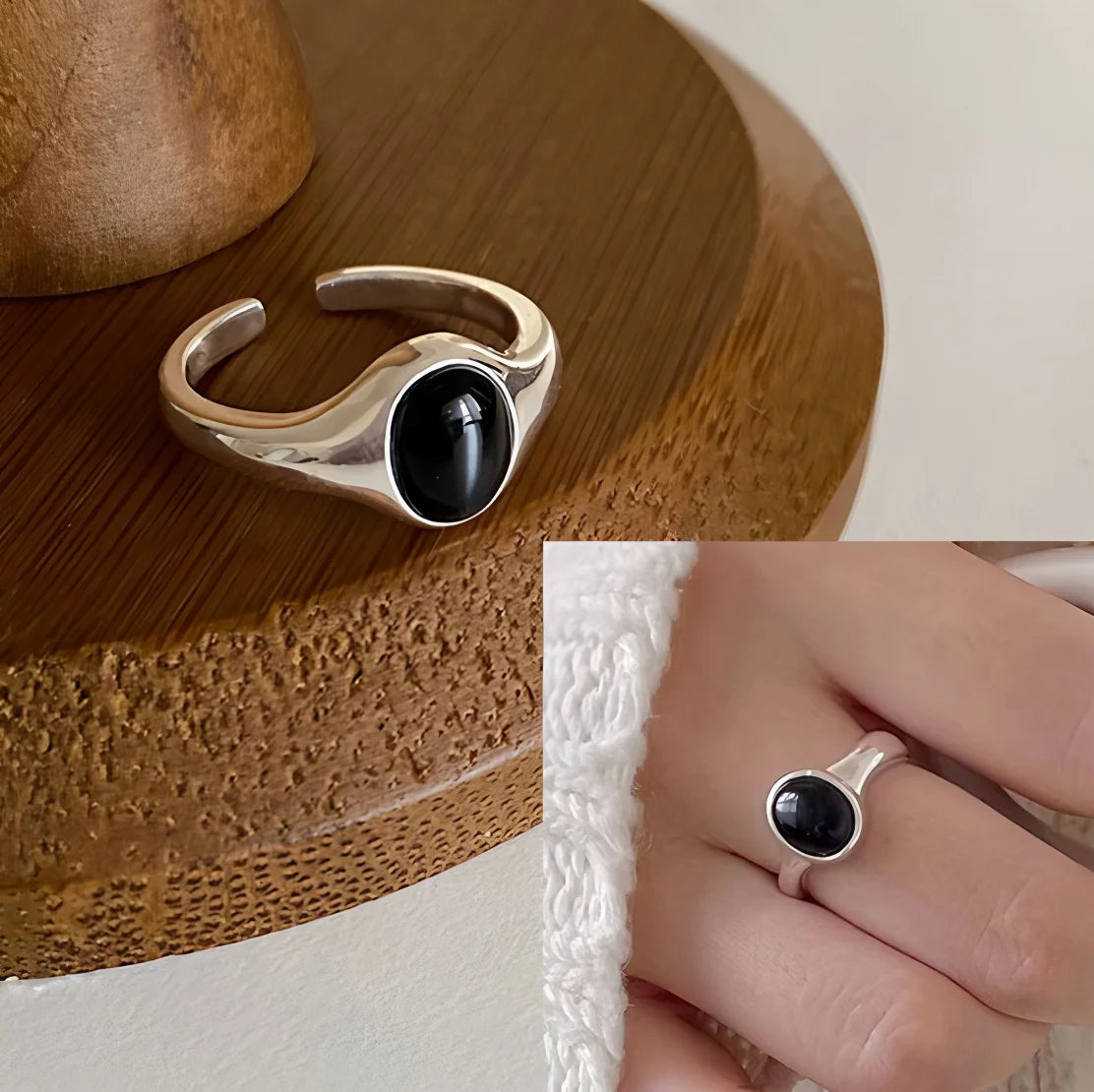 VENTFILLE 925 Sterling Silver Rings for Women Couple Blue Stone Star Jewelry  Party Birthday Gift Dropshipping Wholesale
