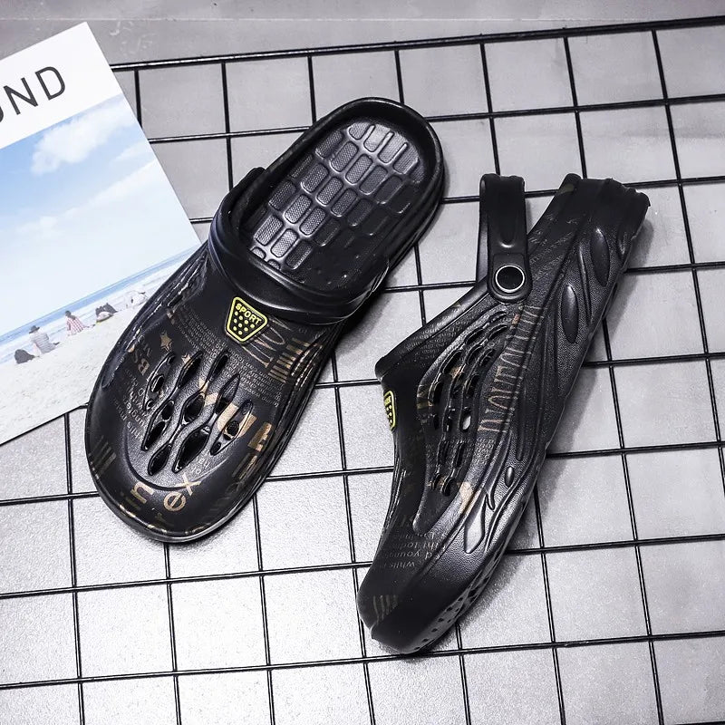Plus Size 49 Mens Clogs Sandals Beach Slippers Summer Garden Shoes Men and Women Outdoor Leisure Slides Clogs Soft Sandals