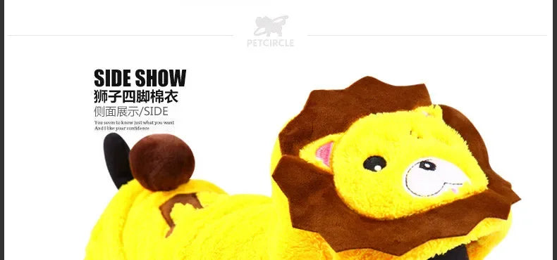 Free shiping warm xxs dog clothes winter pajama small dog costume cotton pet Hoodie Coat lovely cat jacket winter PT014