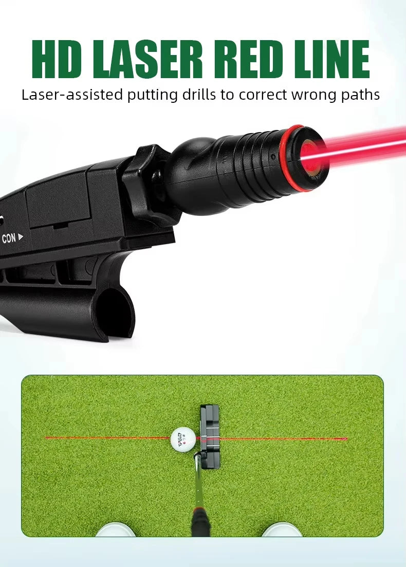 New Golf Putter Sight Portable Golf Putting Trainer ABS Golf Putt Putting Training Aim Improve Line Aids Corrector Tools