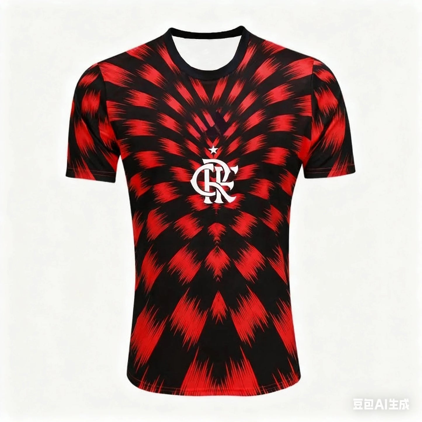 Men's New Outstanding Flamengo 2025 Pre Match T-Shirt Casual Fashion, Comfortable, Breathable Sports T-Shirt