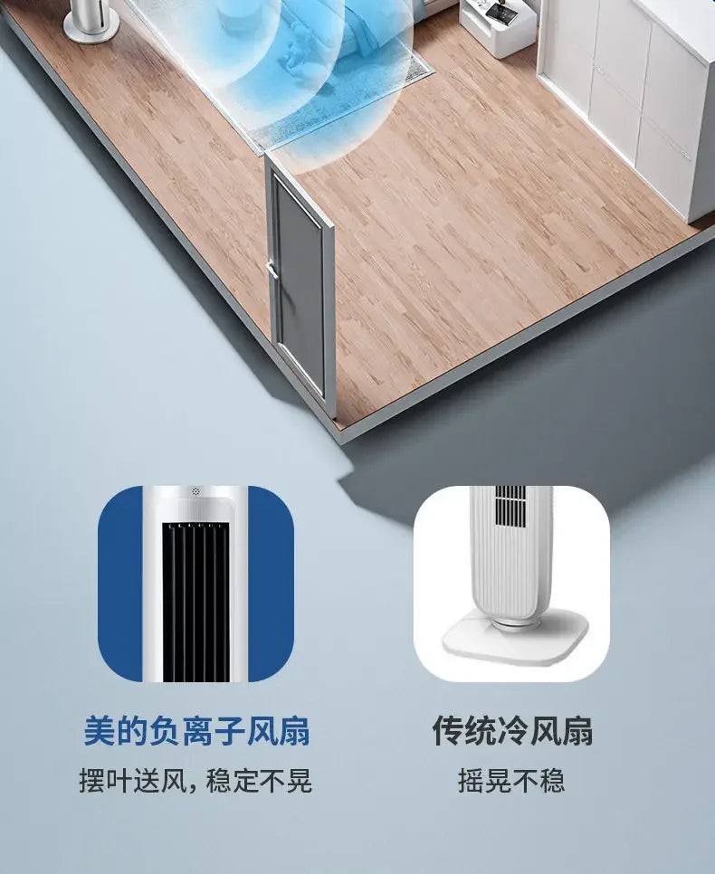 Smart Remote-Controlled Tower Fan: Home Cooling Fan & Evaporative Air Cooler