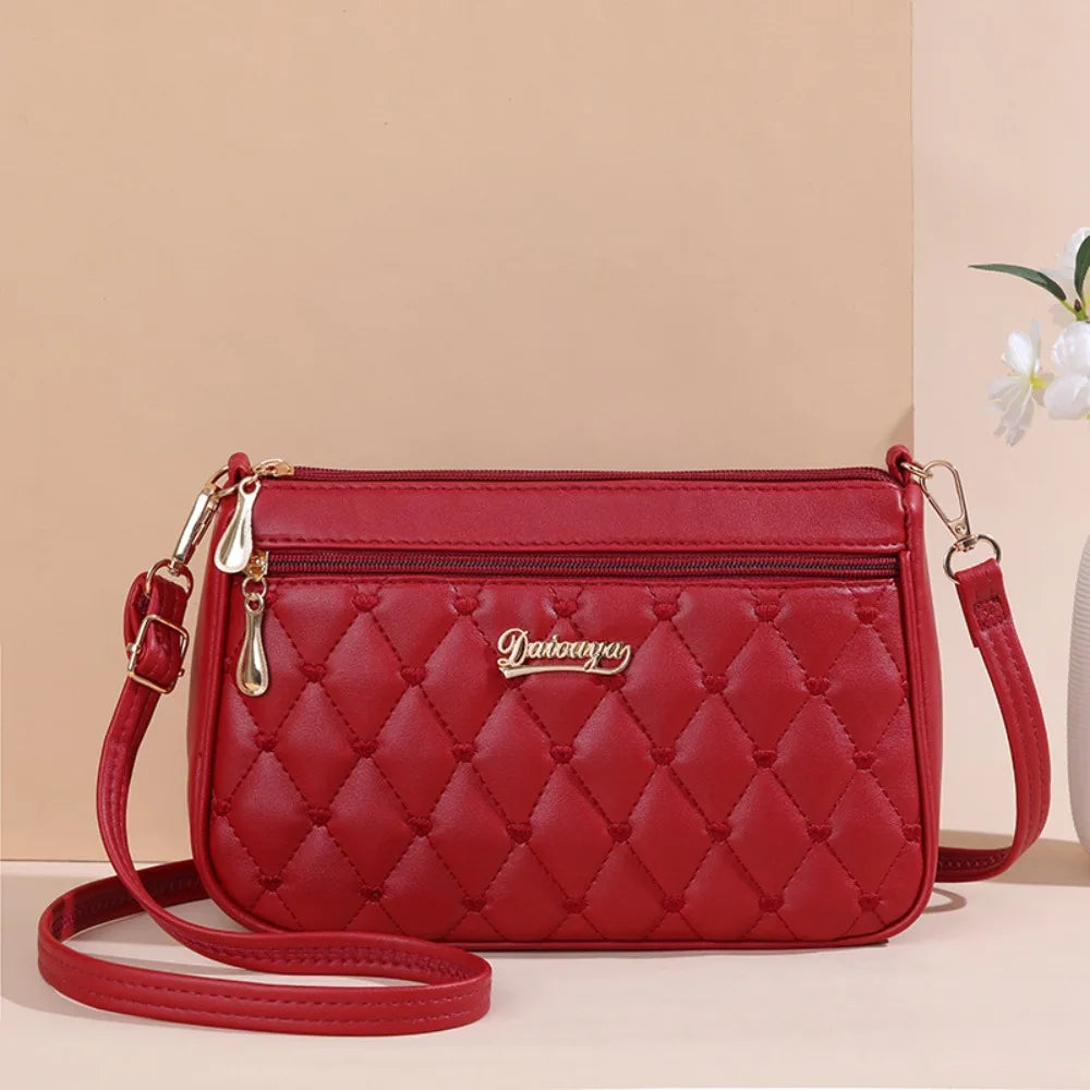PU Leather PU Leather Crossbody Bags Large Capacity Carrying Female Shoulder Bag Multifunctional Portable Luxury Women Handbags
