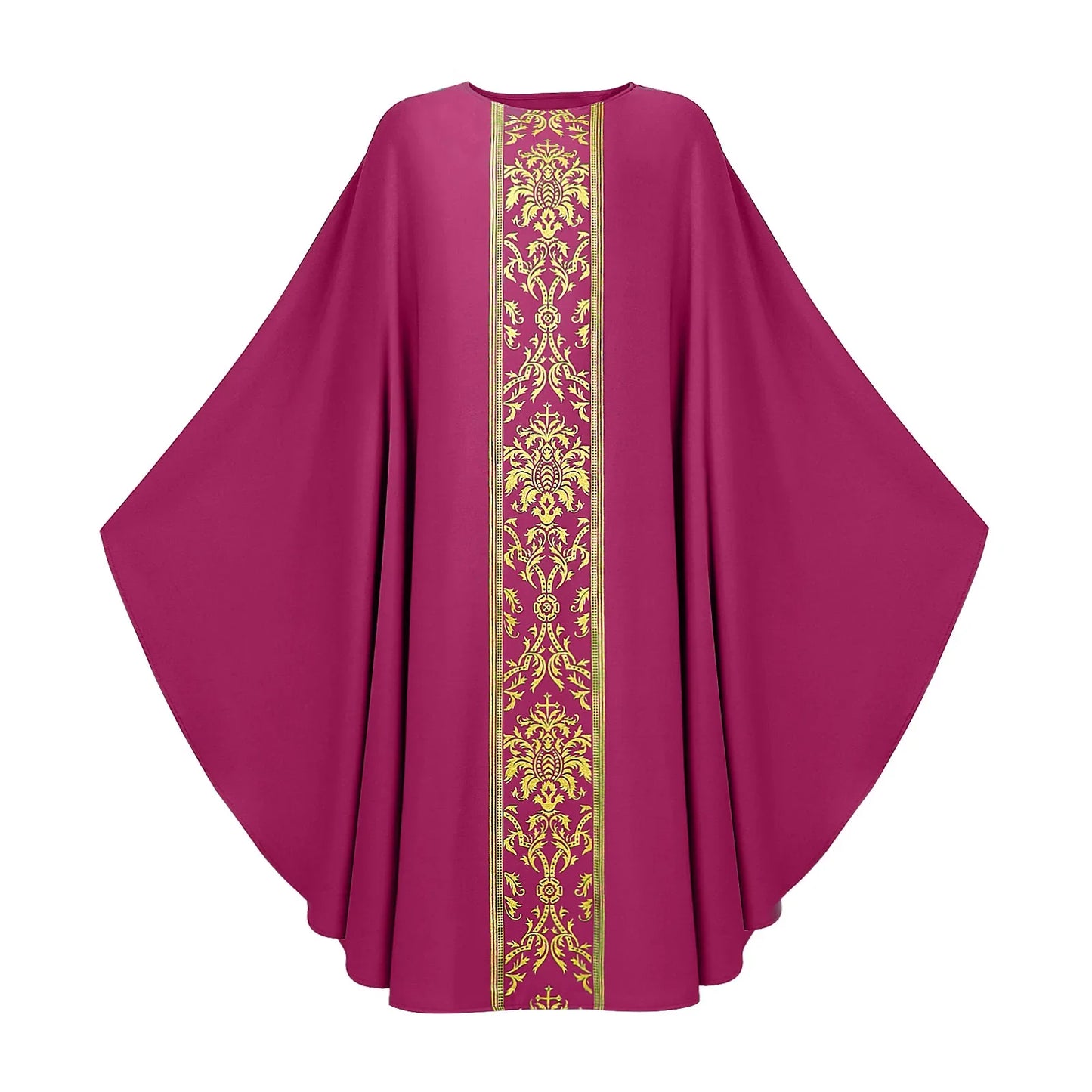 Halloween Priest Religious Robe Cosplay Costume Costume Robe Chasuble Priest Vintage Baggy Robe Gown Cape Party Outfit for Adult