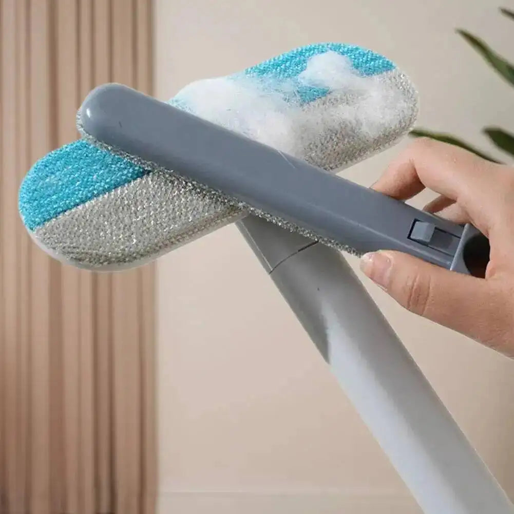 Pet Hair Removal Set Tool Reusable Static Removal Gloves Double-Sided Cat Grooming Gloves Remove Dog Fur Hair for Carpets Sofa