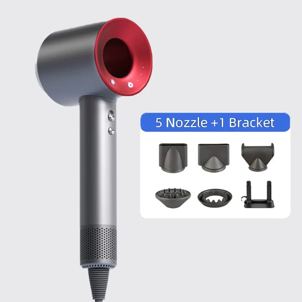 For EU Professional Leafless Hair Dryer, High-Speed Negative Ion 110,000 Rpm, Professional Hair Care, 62M/S Wind, 1600W, Quick