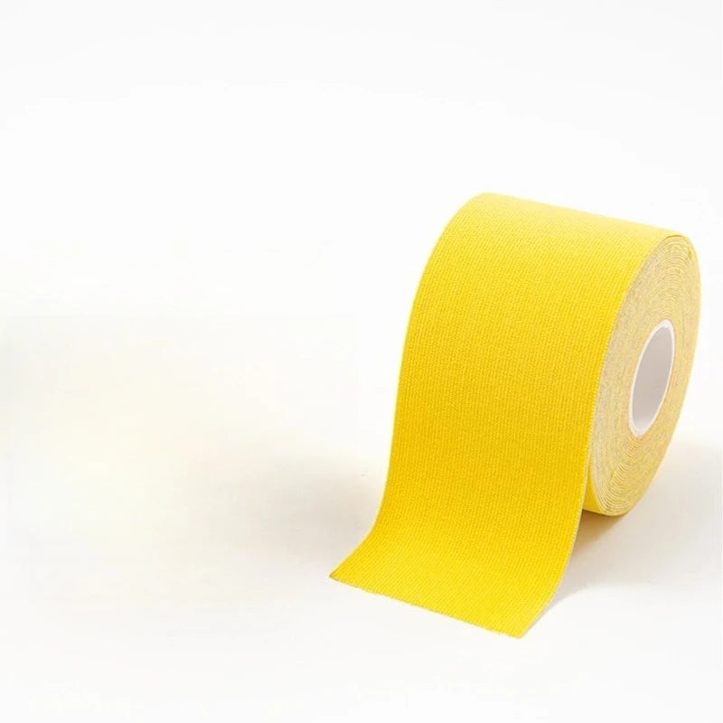 2.5cm Sports Kinesio Tape Muscle Kinesiology Elastic Knee Pain Relief Strain Patch Athletic Recovery Stickers Fitness Bandages