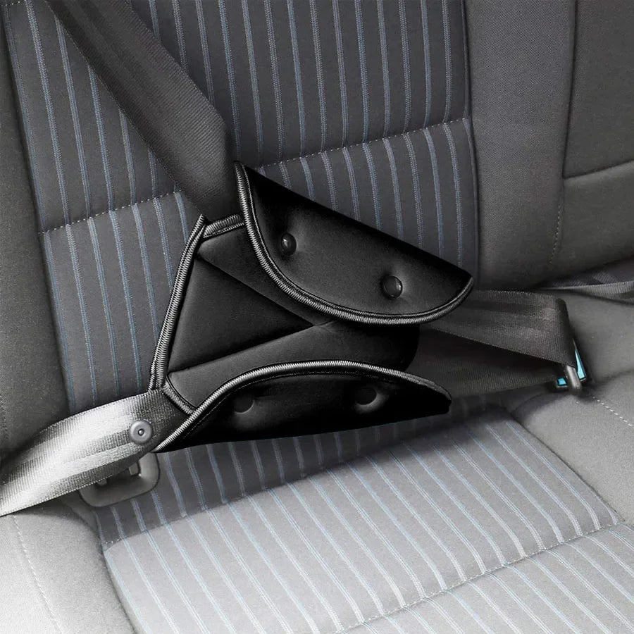 Seat Belt Adjuster for Kids Adults Adjuster for Kid Seat Belt Clips Safety Strap Triangle Positioner Car Seat Strap Pads Cover