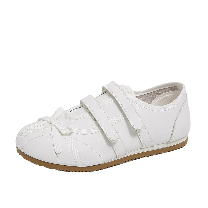 Flats Women Ballet Dance Shoes Walking Spring Cozy Sport Shoes Woman 2025 Fashion New Designer Sneakers Brand Zapatos De Mujer