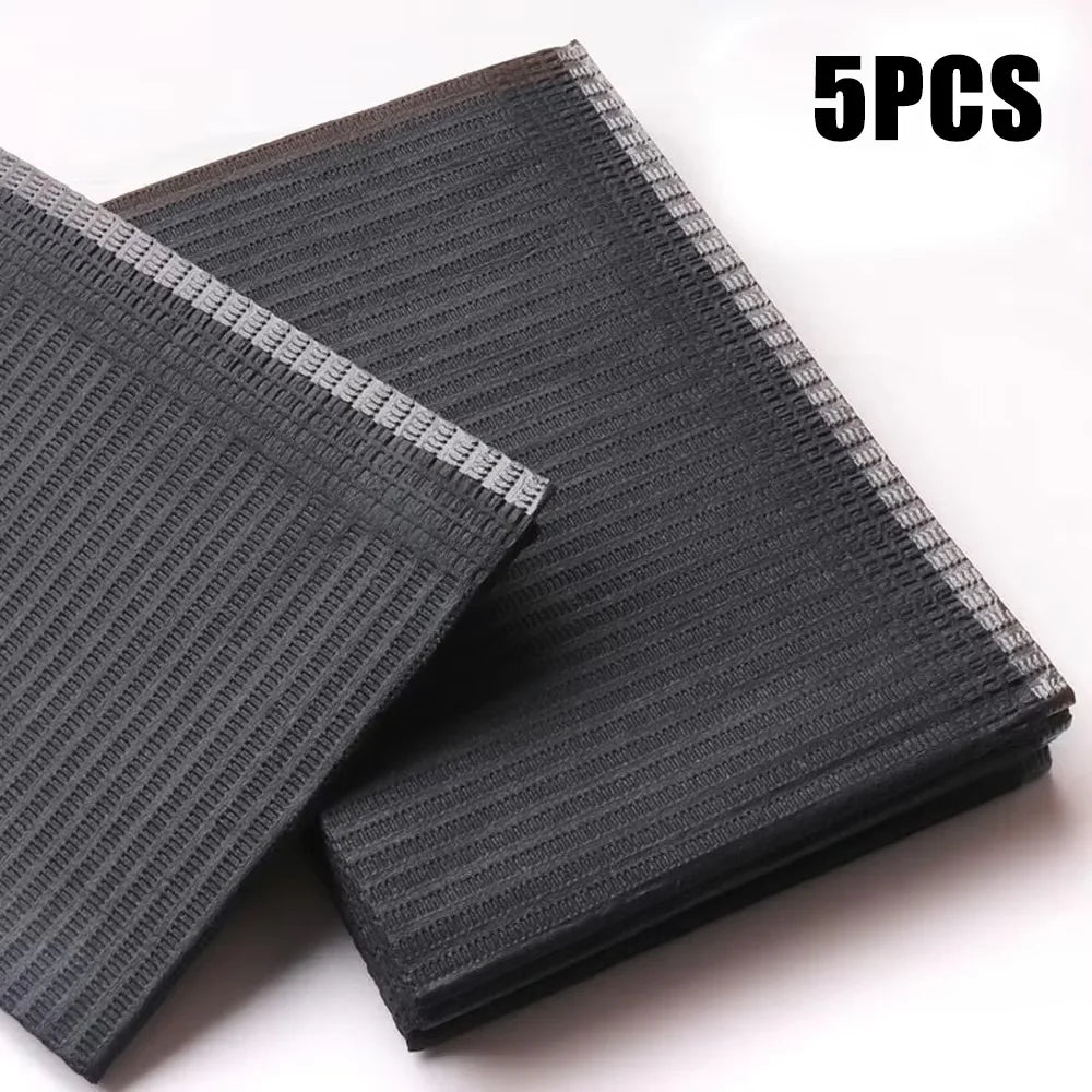 250/125/50/5pcs Black Tattoo Bibs Cleaning Wipes Pad Disposable Dental Tattoo Waterproof Sheets Paper Tattoo Accessories
