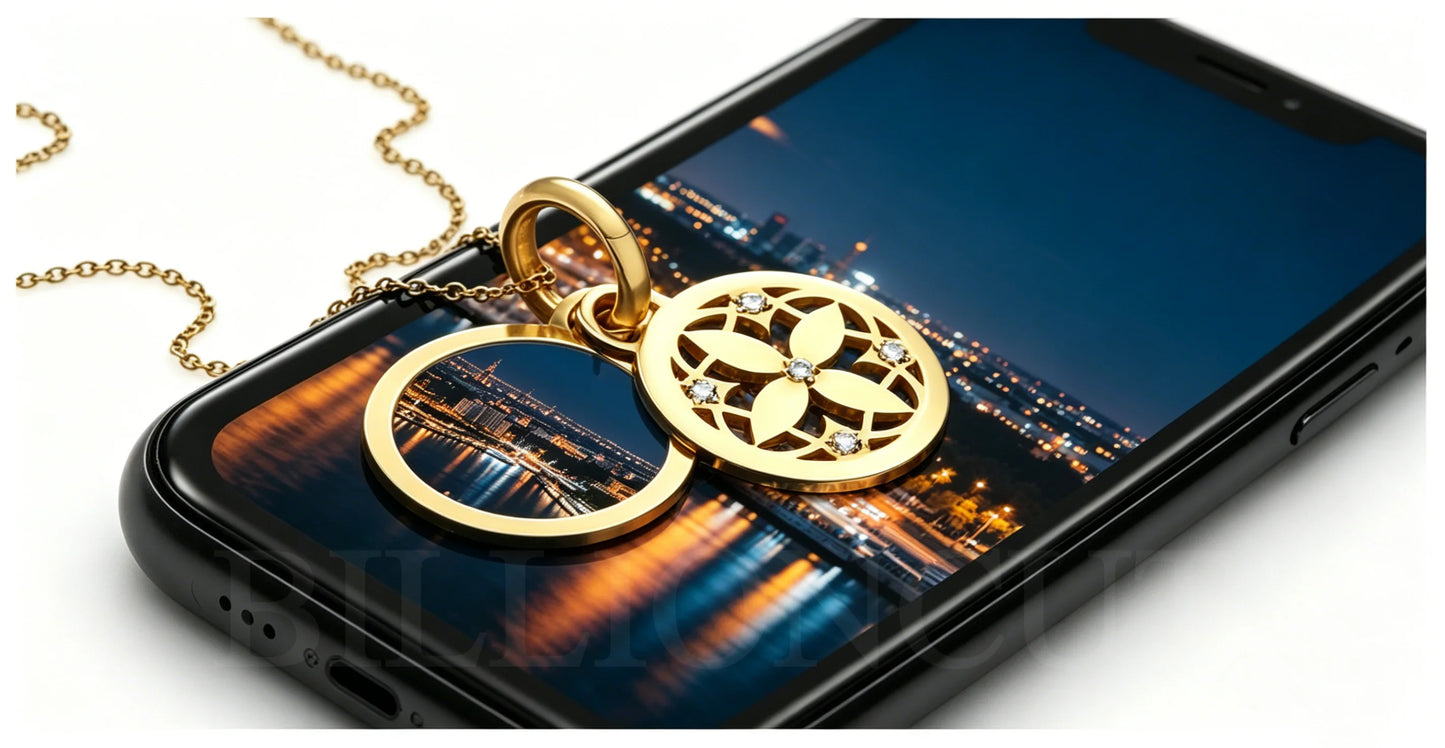 Custom Photo Necklace 316L Stainless Steel Multi-Layer Personalized Picture Pendant Memorial Jewelry Gift