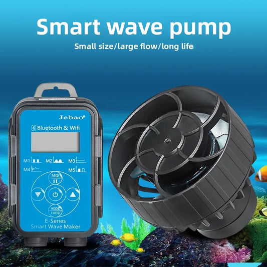Jebao jecod fish tank wave pump ELW coral cylinder aquarium intelligent WIFI wave pump oxygen-enhancing bottom blower