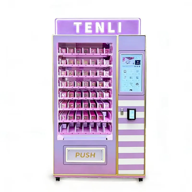 Automatic Makeup Dispenser Machine with LED Display, Smart Beauty Vending Solution for Stores and Public Locations