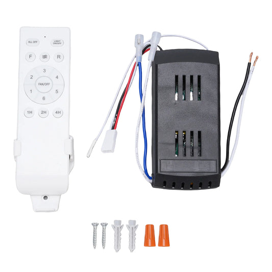Ceiling Fan Controller Receiver 6 Speeds  Ceiling Fan Light Remote Control Kit Long Distance Timer for Replacement