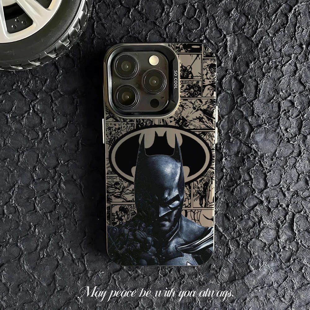 Cool Anime B-Batmans Phone Case For iPhone 17 17e 16e 16 15 14 13 12 11 mini Pro Max X XR 8 Air Plus Anti Fall Matte Back Cover