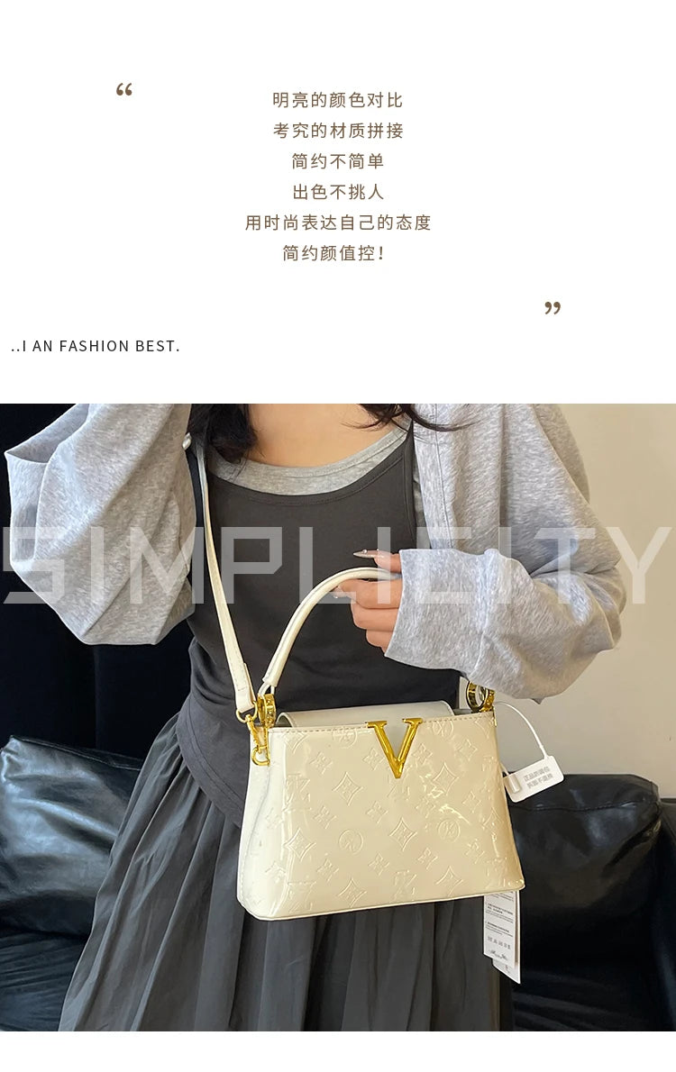 2026 Elegant Ladies Messenger Bag, High-Quality Leather Shoulder Bag For Women With Famous Designer Practical Style