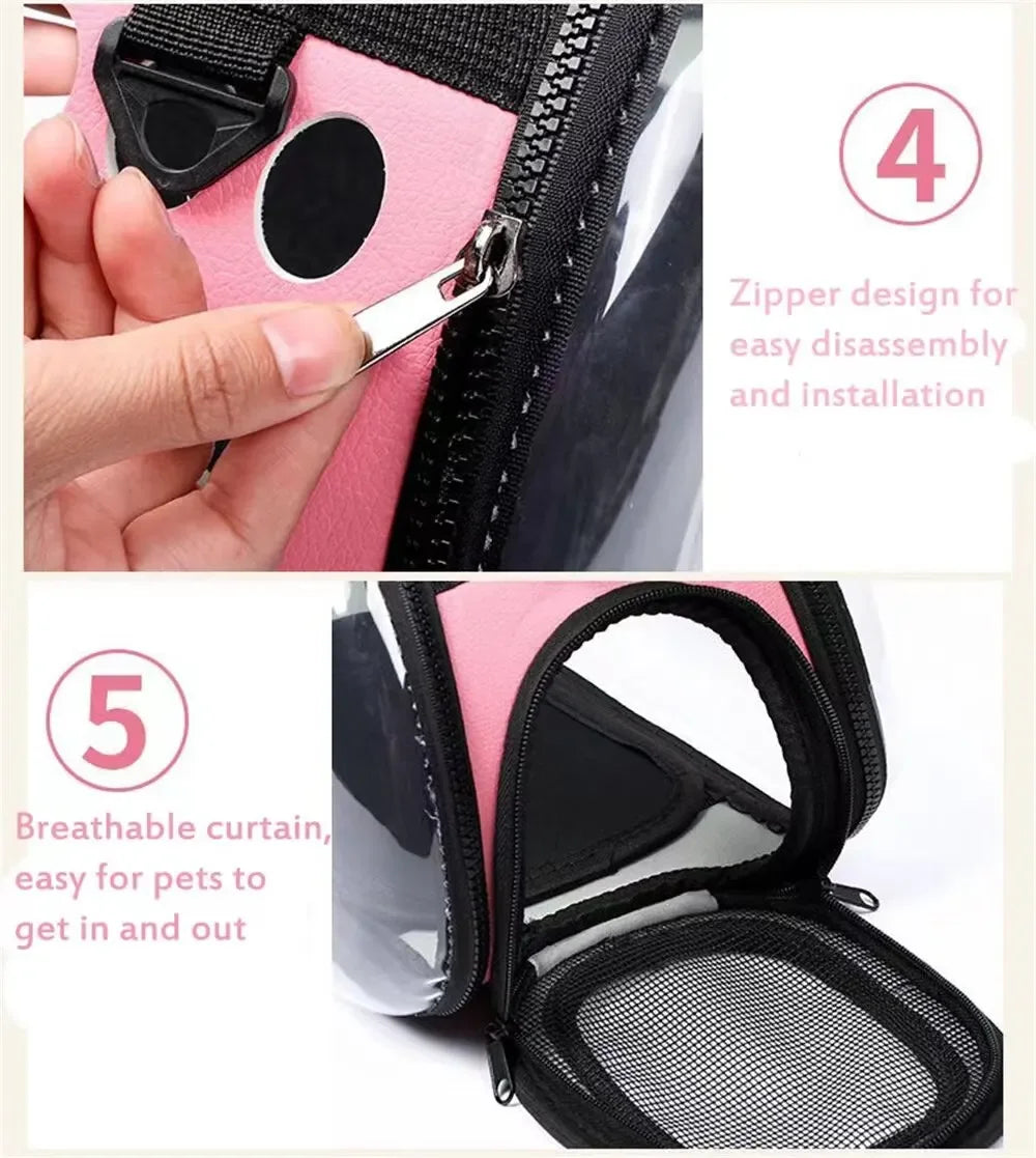 Cat Carrier Bag Outdoor Pet Shoulder bag Pet Dogs Cats Portable Breathable Collapsible Travel Cat Carrier Bag small dog