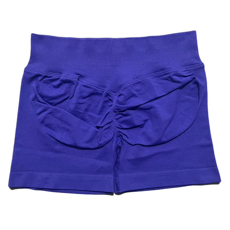 HISTELLO Sports Shorts 4.5‘’ High Waist Women Yoga Workout Shorts Seamless Leggings Stretch Fitness Sweatpants Gym Short
