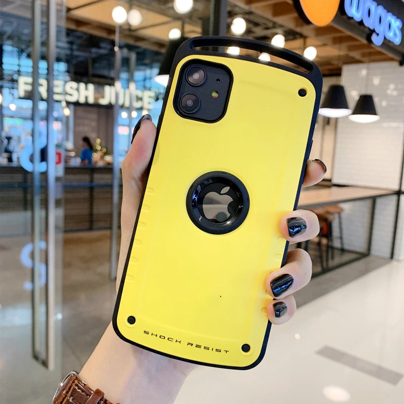 Root go Hybrid Shockproof Case For iPhone 13 12 Pro Max Heavy Duty Armor Case For iPhone 11 X XS Max XR 8 7 Plus Silicone Cover