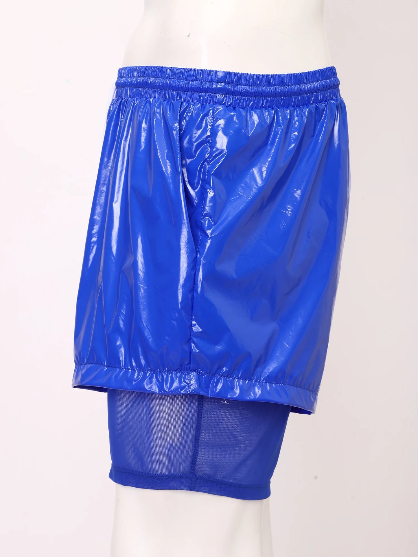 Men Leak-proof Diaper Cover Shorts Mesh Liner Waterproof Double Layer Shorts Swimming Suit Nursing Special Needs Reusable Briefs