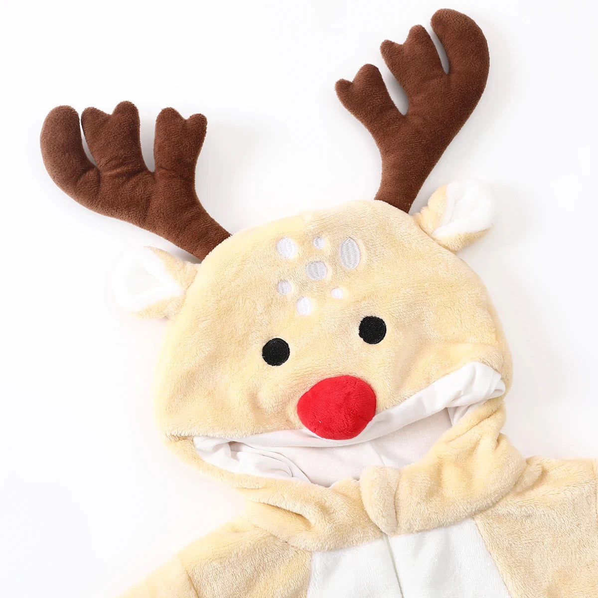 Baby Rompers Boy Winter Clothes Christmas Deer Costume Toddler Flannel Cosplay Overall Infant Girls Boys Jumpsuit 0-5 Years