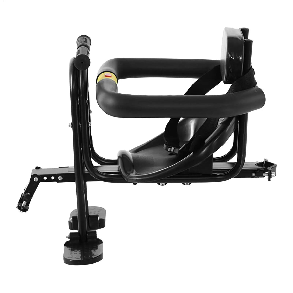 Front Mounted Child Bike Seat Easy Installation Kids Bike Seat with Guardrail Cycling Accessory Padded Padding