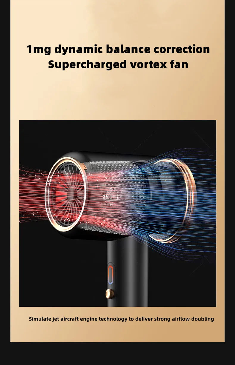 Manufacturer's Direct Selling High-Speed Hair Dryer 2400w High-Power Negative Ion Blue Light Hair Care Home Hair Salon Hair Drye