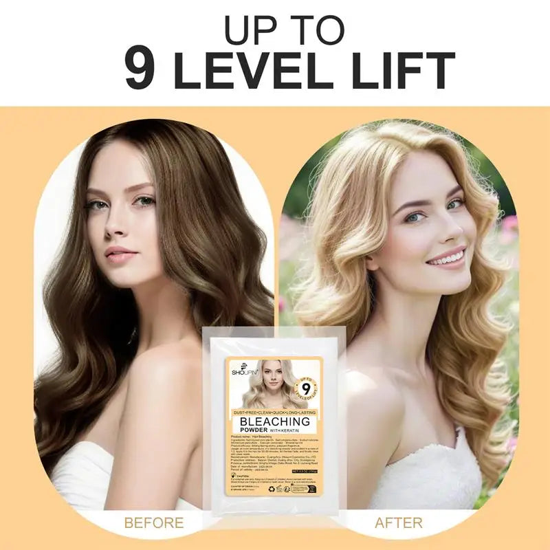 100g Natural Professional Health Hair Bleaching Agent Removes YellowColor Fixing Dye Hair Care Bleaching Non Irritating HairCare
