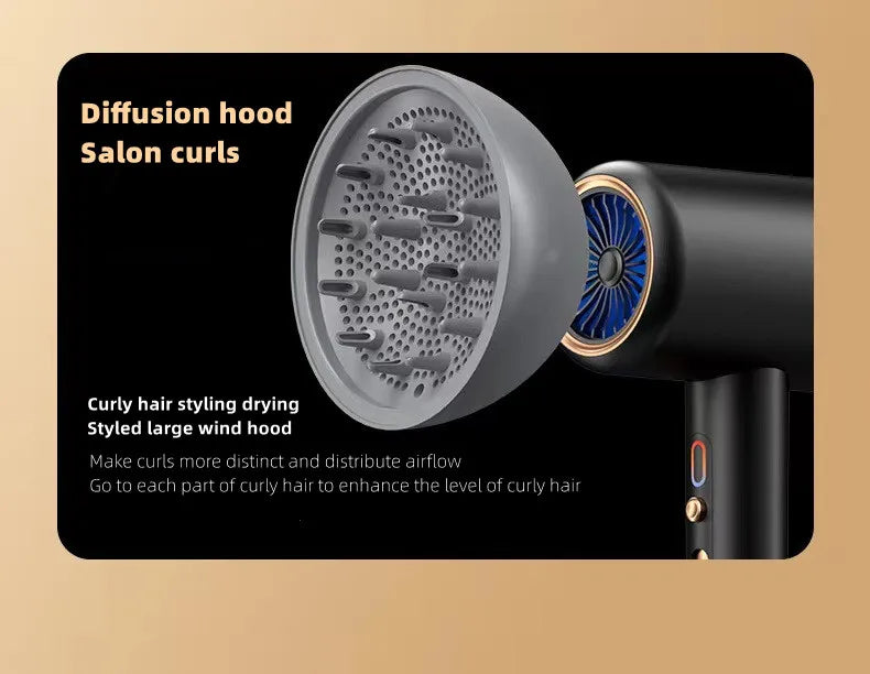 Manufacturer's Direct Selling High-Speed Hair Dryer 2400w High-Power Negative Ion Blue Light Hair Care Home Hair Salon Hair Drye