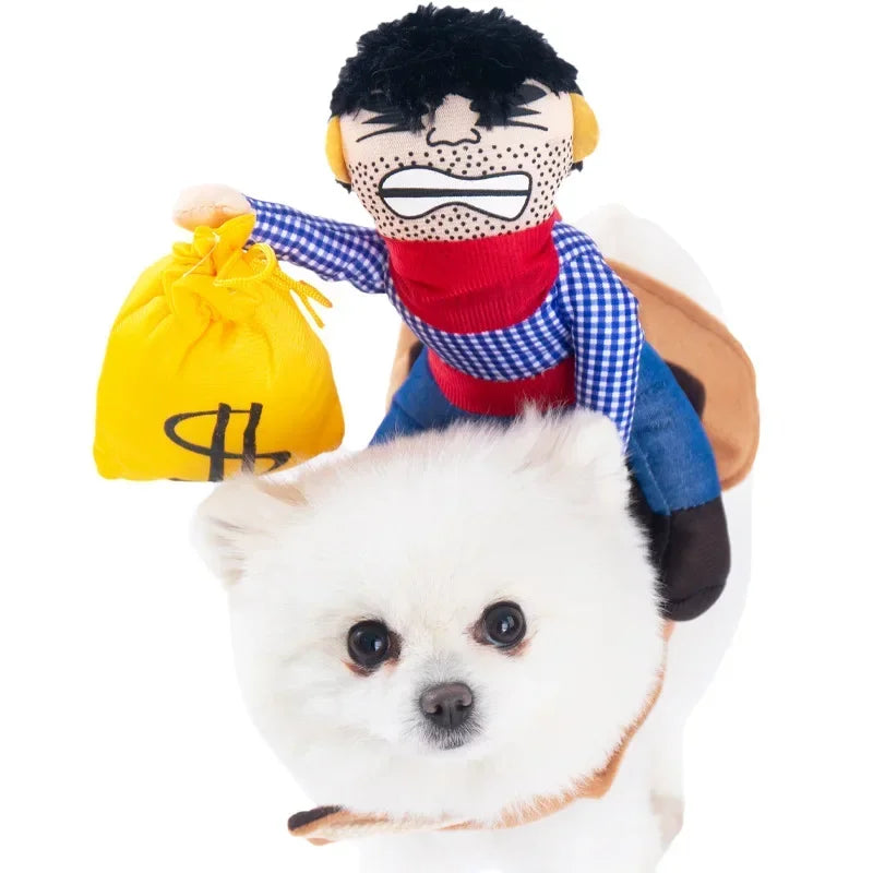 Halloween Funny Dog Clothes for Small Medium Dogs Cats Party Dressed Up Cosplay Costumes Bulldog French Chihuahua Pet Outfits
