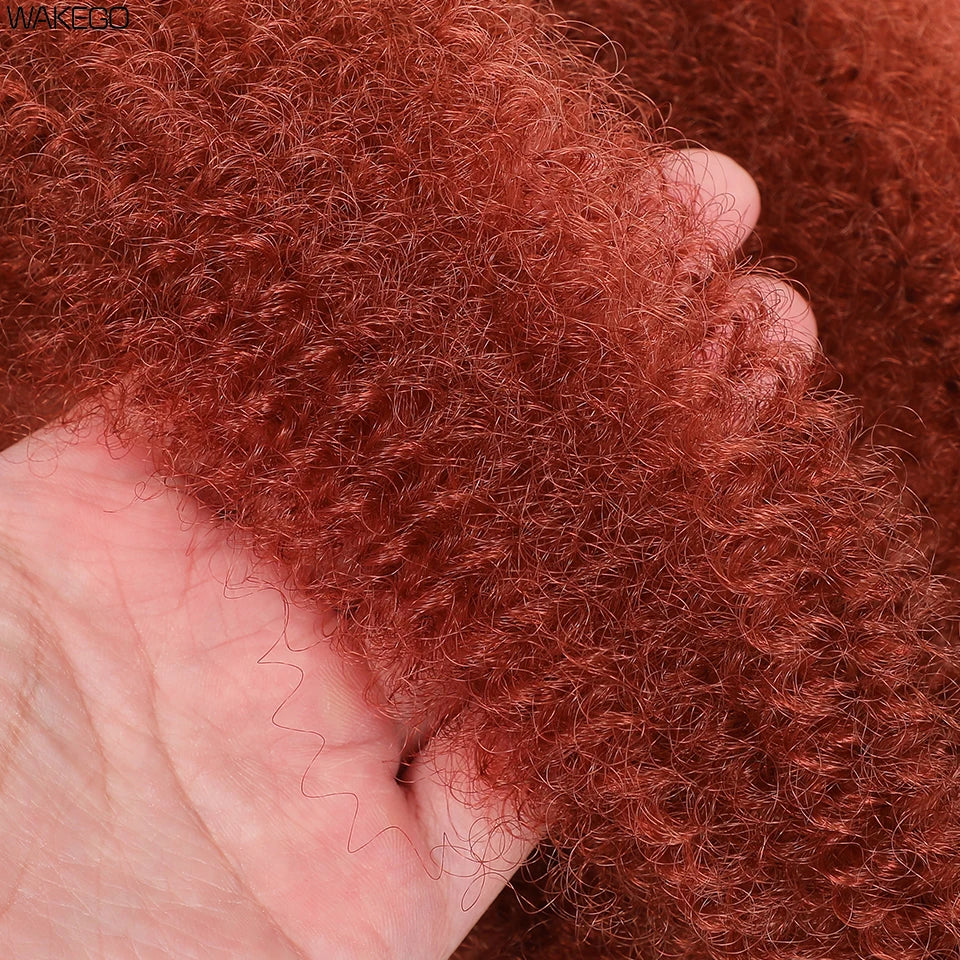 Marley Twist Braiding Hair Ginger Burgundy Ombre Brown Black Springy Afro Twist Hair PreFluffed Spring Twist Kinky Braiding Hair