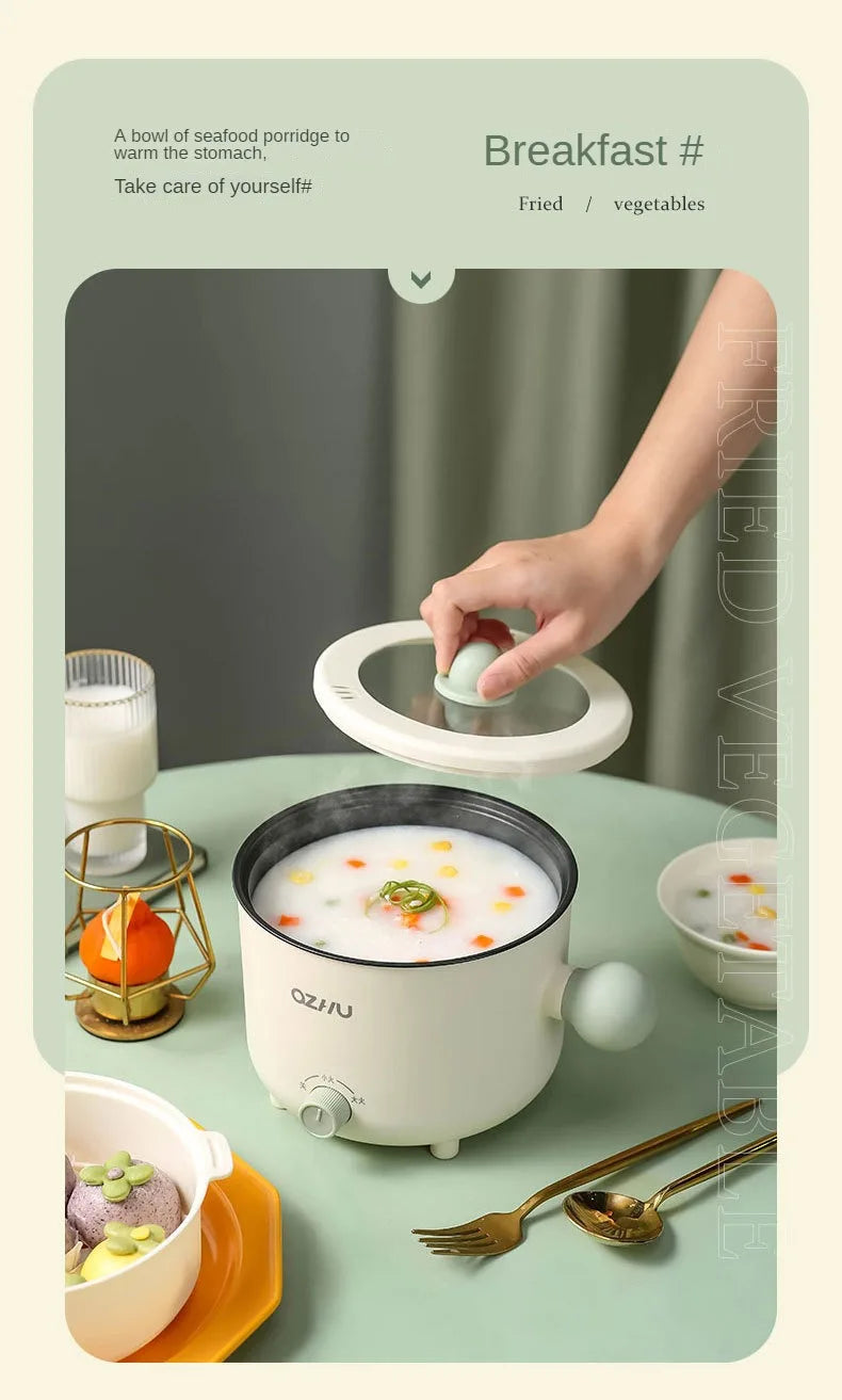 Mini Pot for Baby Electric Rice Pot Multicooker Hotpot Stew Heating Pan Noodles Eggs Soup Porridge Steamer Rice Cookers