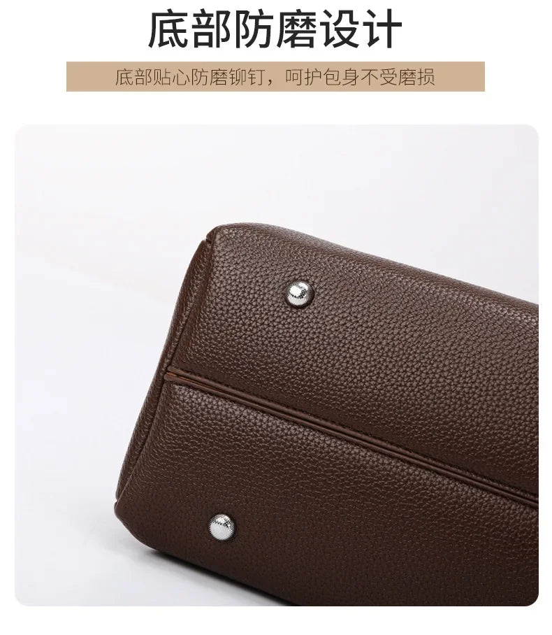 Luxury leisure travel zipper shoulder bag, high-quality design handbag, classic and trendy women's backpack