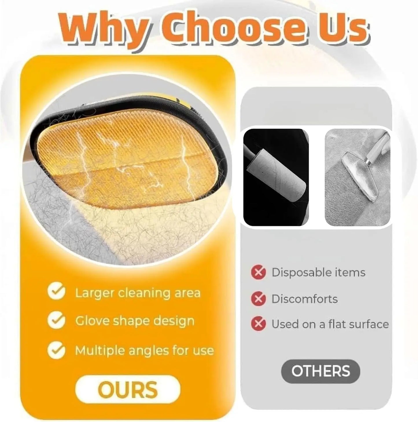 Reusable Cat Grooming 3pcs Gloves Electrostatic Pet Hair Removal Mitts Cat Hair Remover Brush Sticking Device Home Hair Scraper