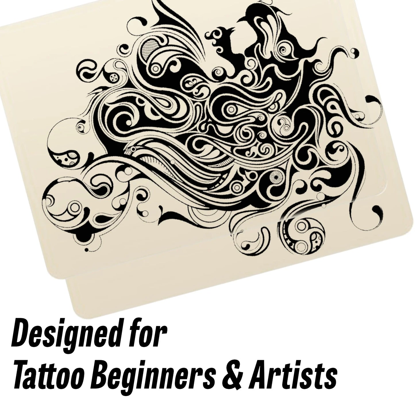 3/5/10/15Pcs LASTJUDG Tattoo Practice Skin Silicone Double Fake Tattoo Skin Hot Tattoo Beginner Practice Synthetic Leather