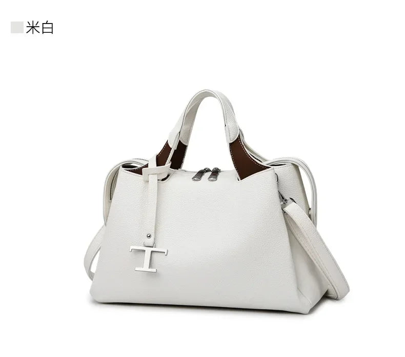 Luxury leisure travel zipper shoulder bag, high-quality design handbag, classic and trendy women's backpack