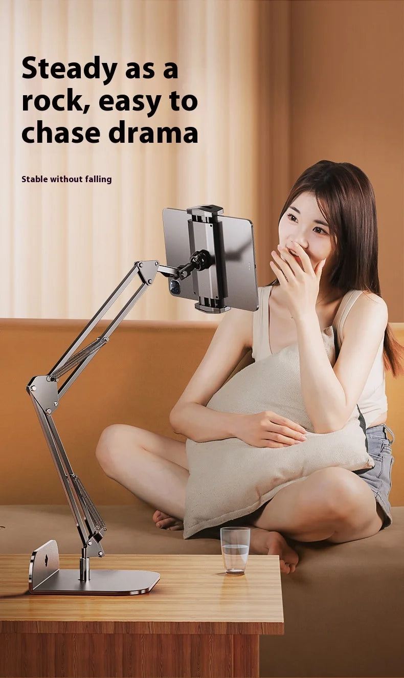 Adjustable Bedside Phone Stand Suitable For iPad Tablet Multifunctional Metal Extendable Lazy Person Watching Tv On The Bed