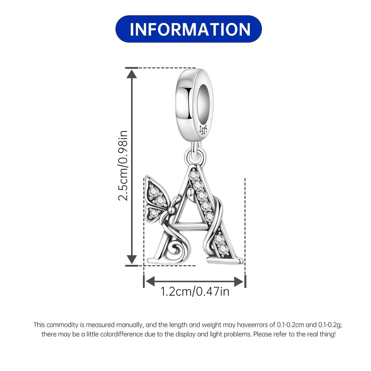 2026 New 925 Sterling Silver Zircon Scroll Grass Pattern 26 Letter Bead Charms for Women Fit DIY Bracelet Necklace Jewelry Gift