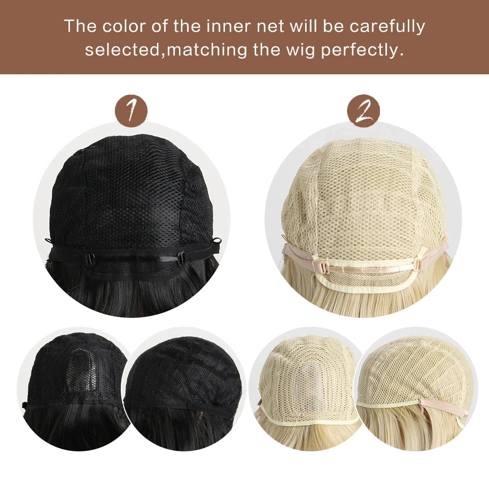 Long Straight Hair Orange Synthetic Wig for Halloween Party Cosplay Role-Playing Wig for Daily Party Hot Summer Hairpiece