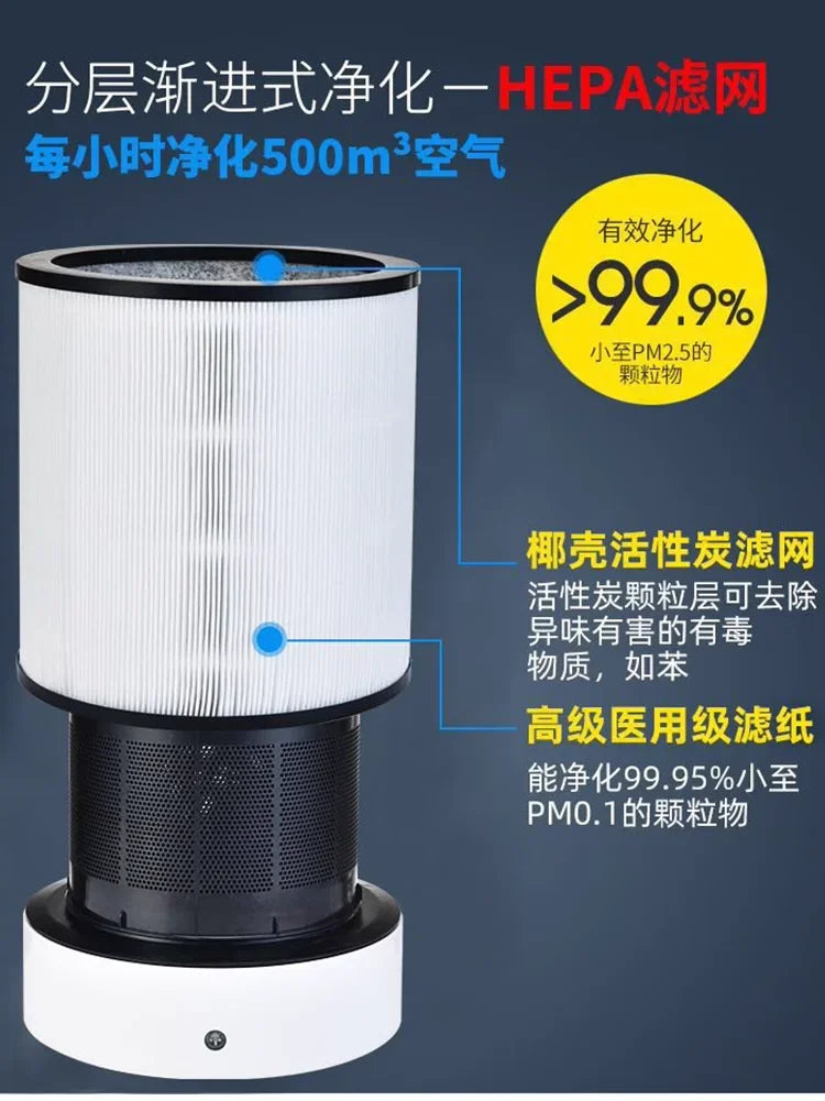 220V Bladeless Fan for Home Ultra Quiet Stand Tower Fan Remote Control Circulating Fan