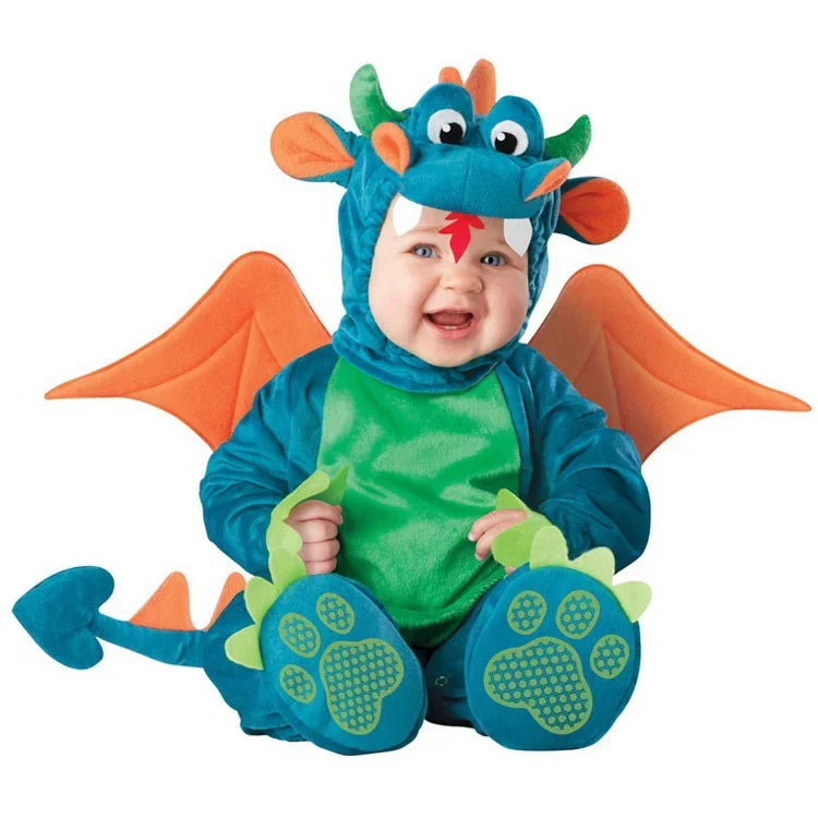 Halloween Costume Baby Boy Clothes Girls Monkey Polar Bear Romper Kids Clothing Set Baby Hat Socks Toddler Set