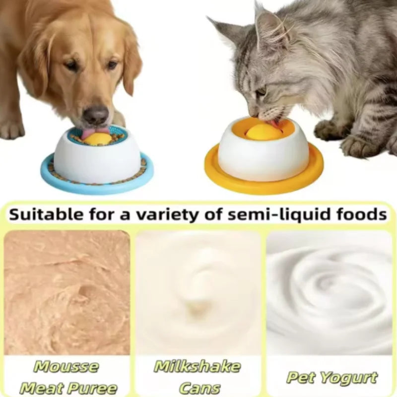 Pet Lick Toy Slow Feeding Dispenser Interactive Enrichment Training Crate Accessory for Dog Cat Puppy