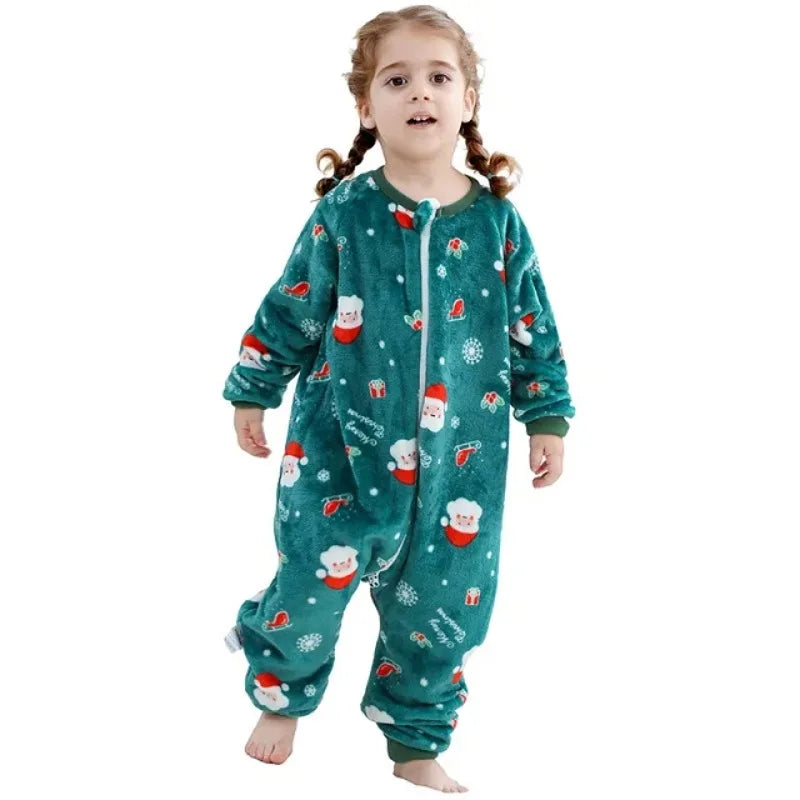 Kids Animal Dinosaur Kigurumi Costume Cosplay Cartoon Jumpsuit for Children Halloween Christmas Girls Boys Hooded Pajamas Onesie