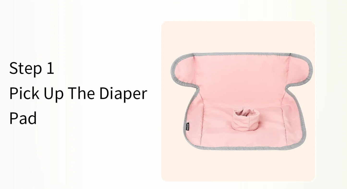 Safety Non-Slip Seat Protective Mat 3Layer Waterproof Stroller Cushion Skin-friendly Child Car Seat Multi-functional Diaper Pad