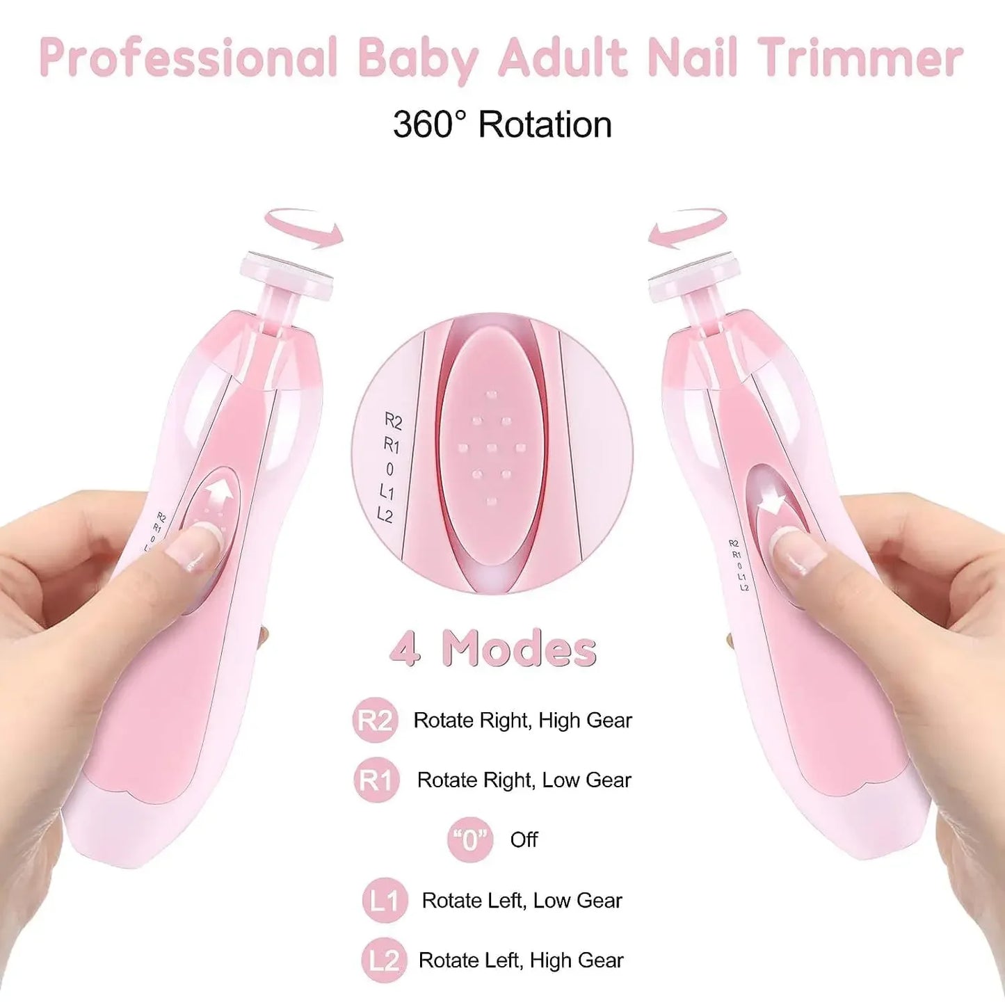 Multifunctional Electric Baby Cutter Trimmer Manicure Tool Set Baby Care Nail Trimmer Baby Nail File Clippers Toes Fingernail