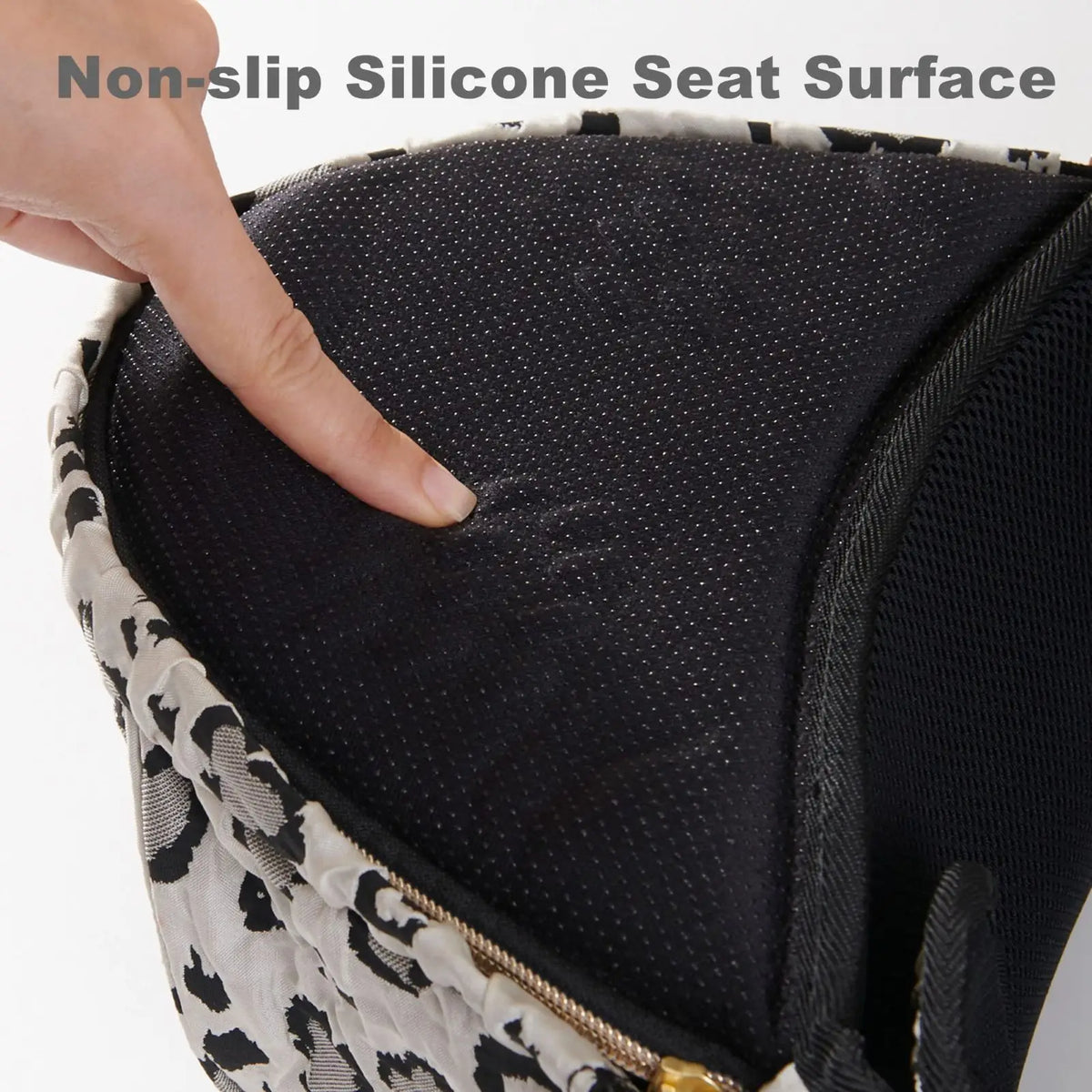 SUNVENO Baby Carrier Fashion Leopard Print Waist Stool Non-Slip Hip Seat Surface for 3-36months Newborns & Toddlers