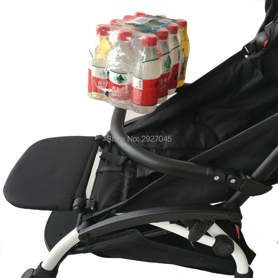 MomTan® Baby Stroller Accessories Armrest PU Leather Bumper Bar Handrail Extend Footboard Compatible with Babyzen YOYO 2 YOYO 3
